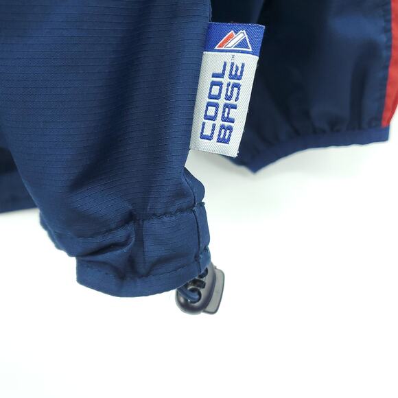 MLB Boston Red Sox Men's Majestic Windbreaker Jacket 1/4 Zip Cool Base XL - Picture 7 of 14